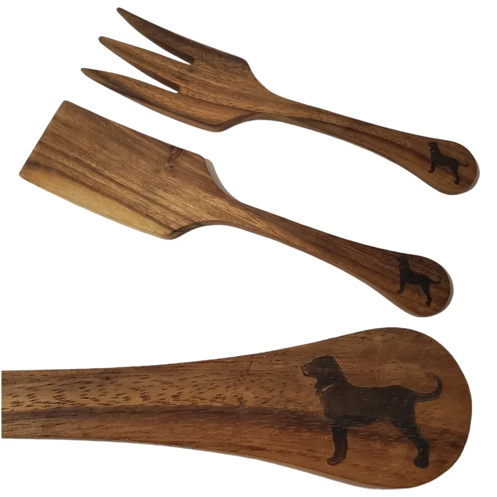 Gourmet Large Wood Serving Utensils